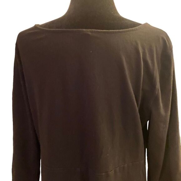 Old Navy Black 3/4 Sleeves A-Line Maternity Dress Size XL - Picture 8 of 13